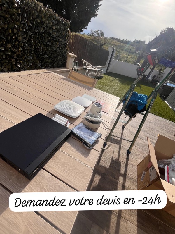 Prix, tarif et installation d’un système d’alarme avec caméra extérieure connectée, sans abonnement, à Ventabren et alentours