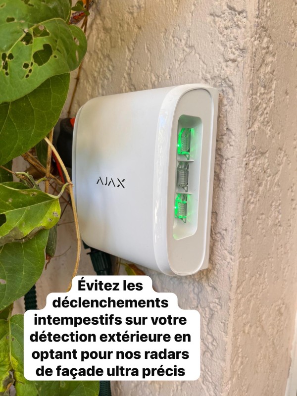 Entreprise pour l’installation et la maintenance d’un système d’alarme avec caméras de surveillance chez un particulier pour un appartement en RDJ à Marseille 