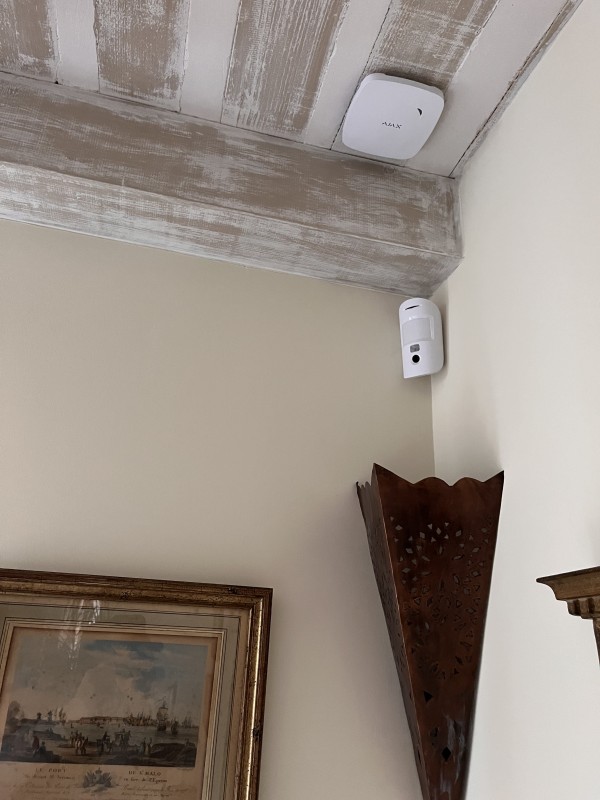 détection d'intrusion avec photo + détection d'incendie