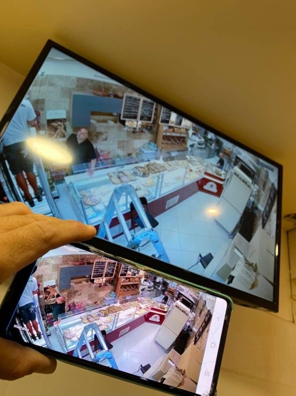 application smartphone et écran de contrôle
