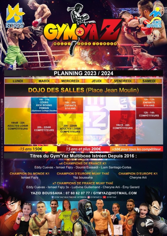 CLUB MULTIBOXE (muay thaï, K1, kick etc..) Istres Gym’Yaz