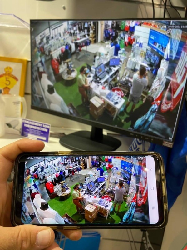 Sécurisation magasin Perpignan : alarme, vidéosurveillance HD, sans abonnement, caméra dôme, détection mouvement, esthétique, fiable, économique, application gratuite.