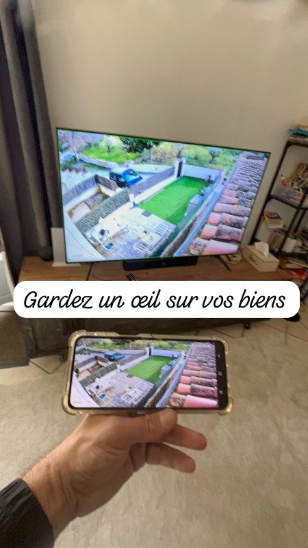 Installez votre alarme (sans abonnement) avec caméra extérieure filaire connectée à Ventabren et environs