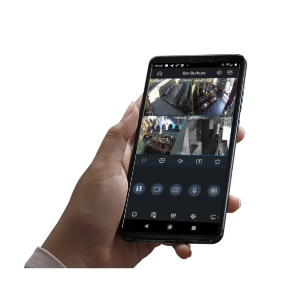 application dmss pour faire des replay et regarder en direct à travers vos caméras de vidéo protection directement de votre téléphone