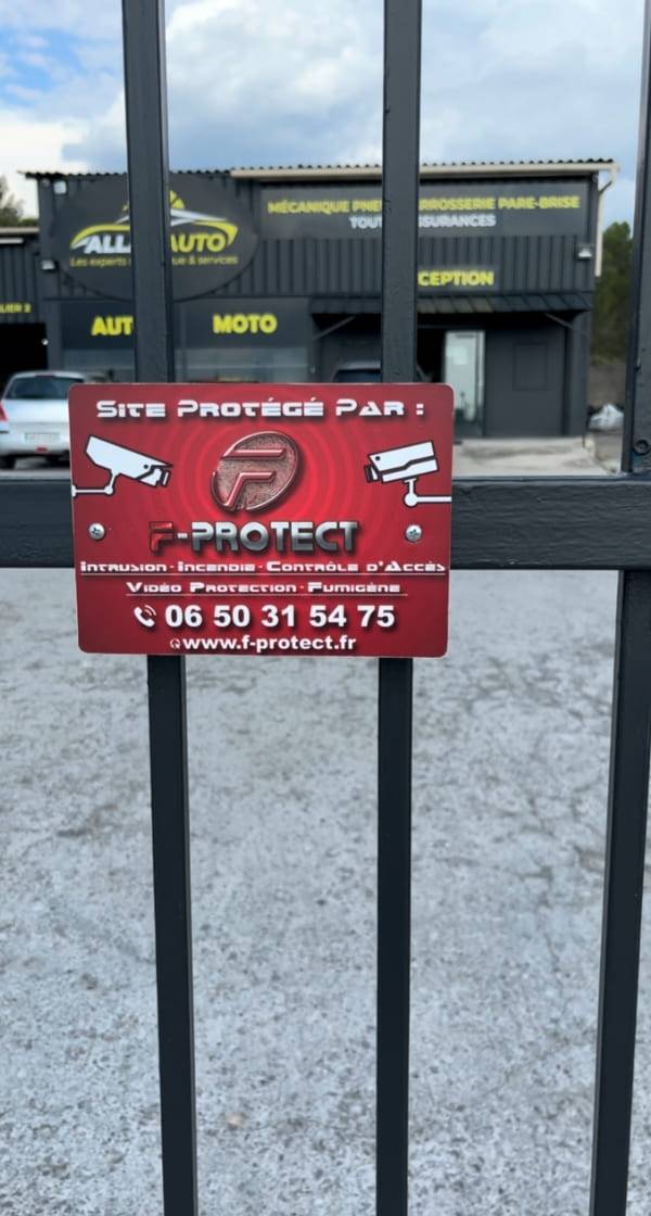 plaque de dissuasion