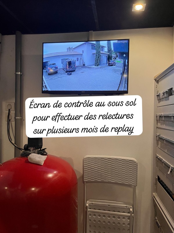 professionnels pour l'installation d'une vidéoprotection IP avec écran de contrôle pour effectuer des relectures sur plusieurs mois de replay à Martigues, Marseille, Montpellier, Nimes, Avignon etc