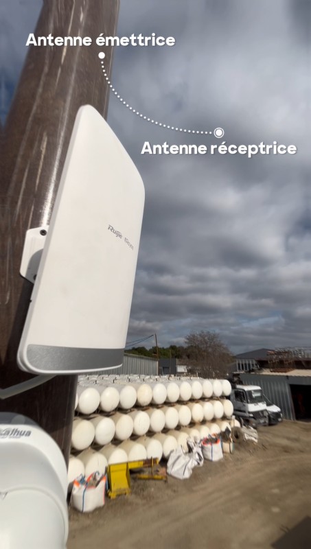 Installater un système d'alarme intrusion sans fil avec caméras de vidéo surveillance 4K IP full color 4K via antennes chez un transporteur de gaz à Beziers en OccitanieInstallater un système d'alarme intrusion sans fil avec caméras de vidéo surveillance 