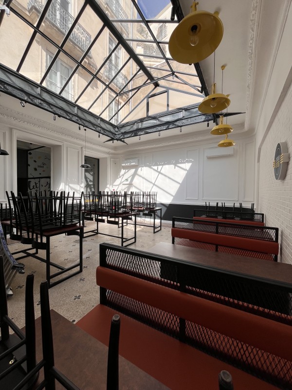 Installations d’alarme incendie, d’alarme intrusion et de caméras de vidéo protection HD pour un restaurant à Montpellier centre 