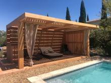 Fabricant de pergolas sur-mesure et d'abris bois